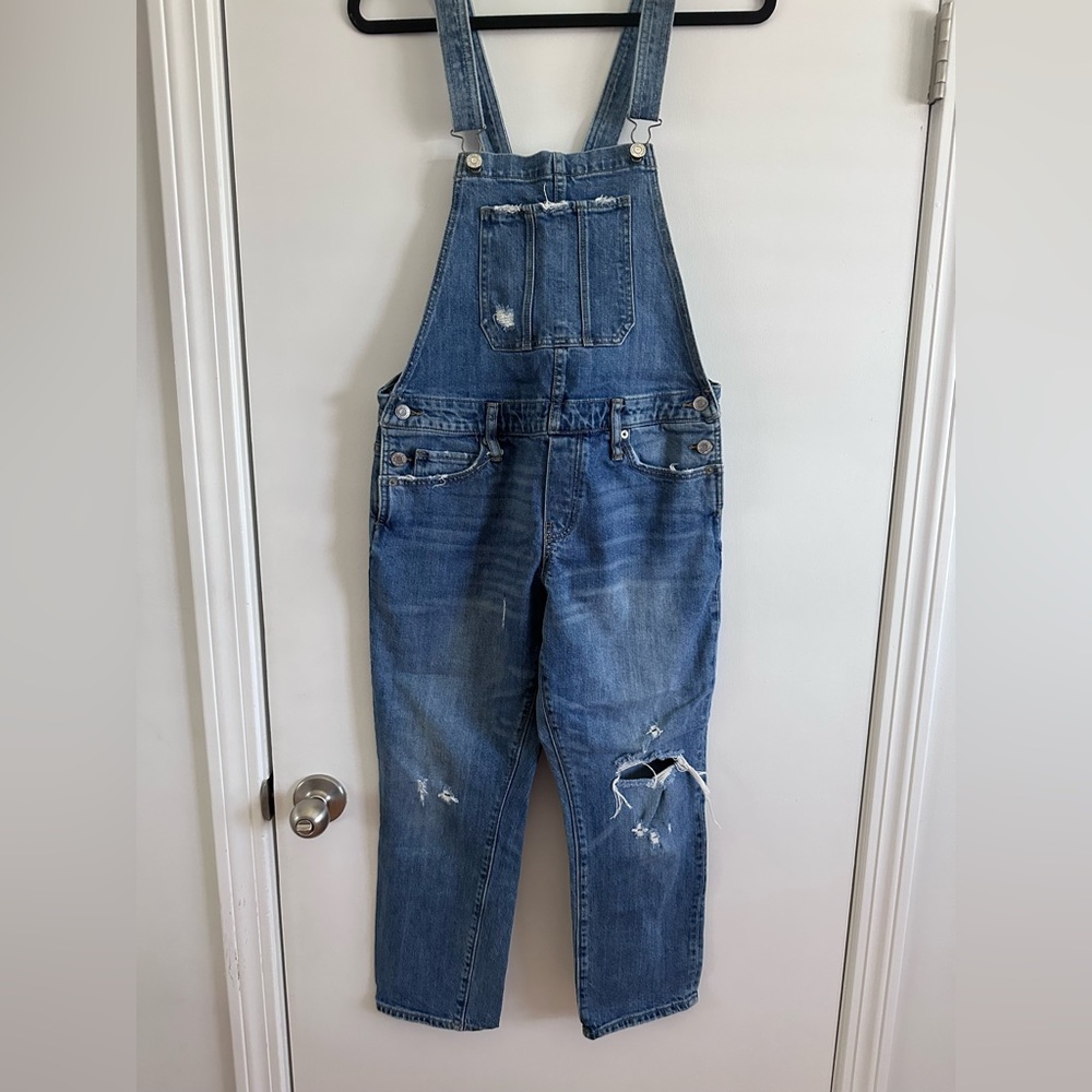 Lucky Brand boyfriend overalls size small